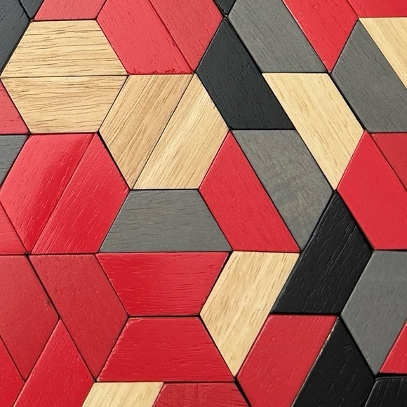 Mosaic Mysteries Discovery Toys Educational Wooden Leaning Toy 72 Pieces - Picture 4 of 7